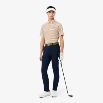 Koszulka polo golfowa Ultra Dry w paski o regularnym kroju