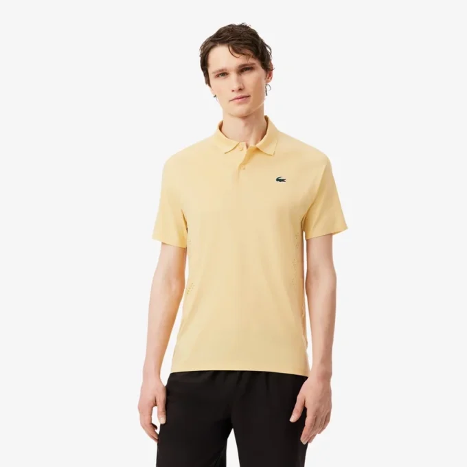 Koszulka polo Lacoste Tennis X Novak Djokovic na kort Koszulka polo Lacoste Tennis X Novak Djokovic na kort