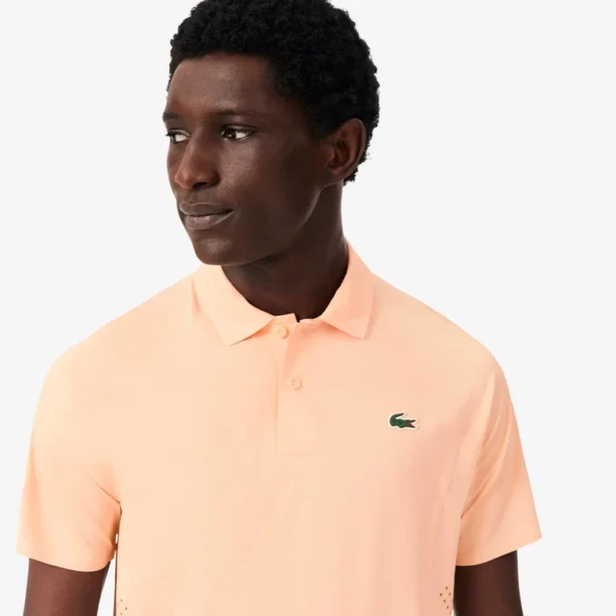 Koszulka polo Lacoste Tennis X Novak Djokovic na kort Koszulka polo Lacoste Tennis X Novak Djokovic na kort