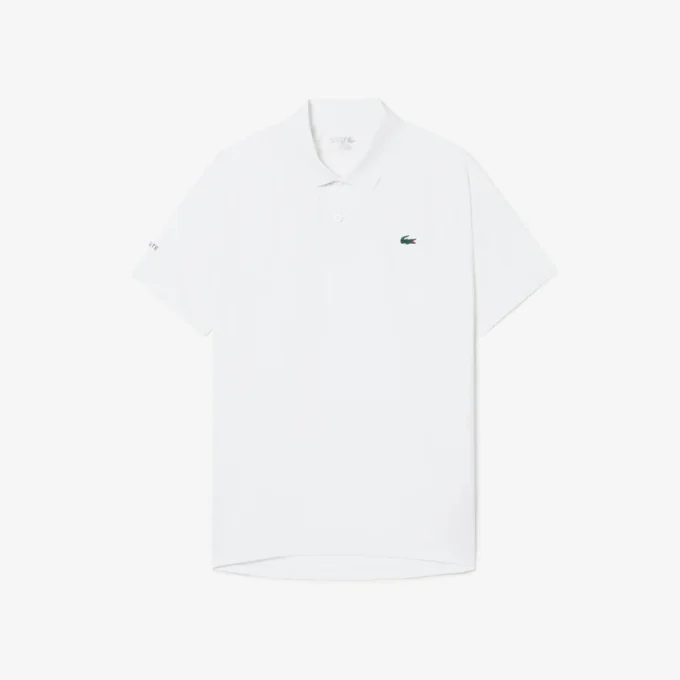 Koszulka polo Lacoste Tennis X Novak Djokovic na kort Koszulka polo Lacoste Tennis X Novak Djokovic na kort