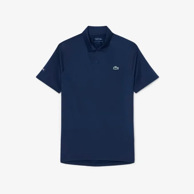 Koszulka polo Lacoste Tennis X Novak Djokovic na kort Koszulka polo Lacoste Tennis X Novak Djokovic na kort