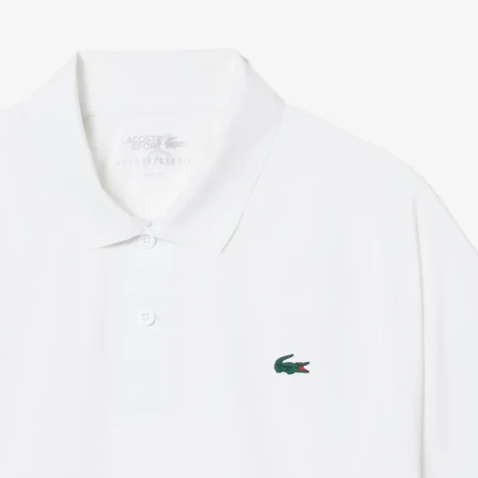 Koszulka polo Lacoste Tennis X Novak Djokovic na kort Koszulka polo Lacoste Tennis X Novak Djokovic na kort
