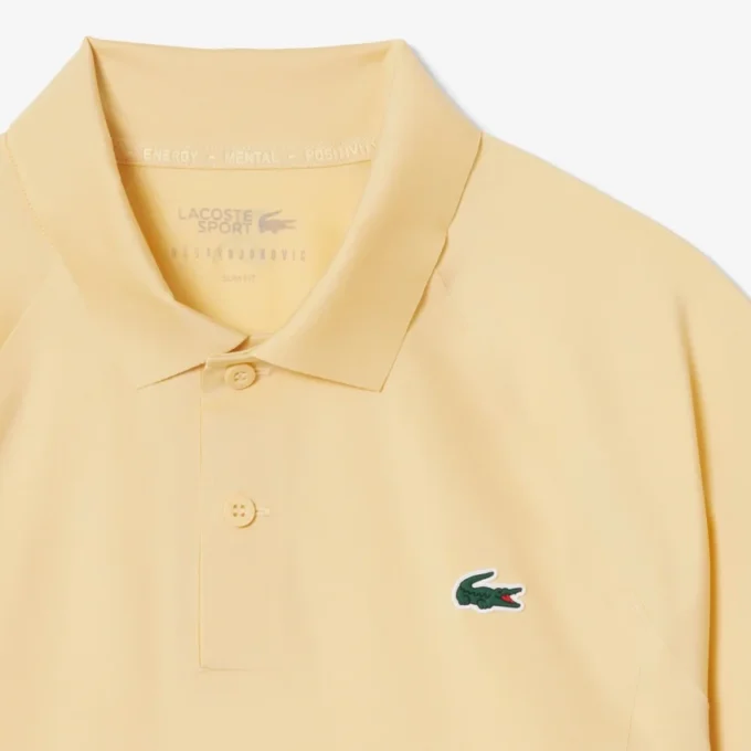 Koszulka polo Lacoste Tennis X Novak Djokovic na kort Koszulka polo Lacoste Tennis X Novak Djokovic na kort