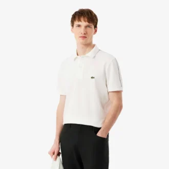 Koszulka Polo o regularnym kroju z paskiem z logo