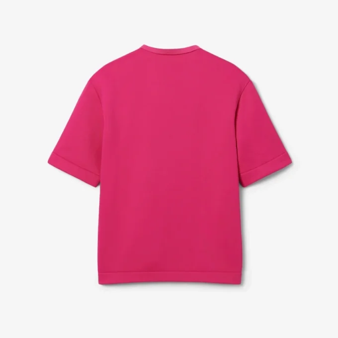 Koszulka Polo oversize z satyny z naszywką z wybiegu Koszulka Polo oversize z satyny z naszywką z wybiegu