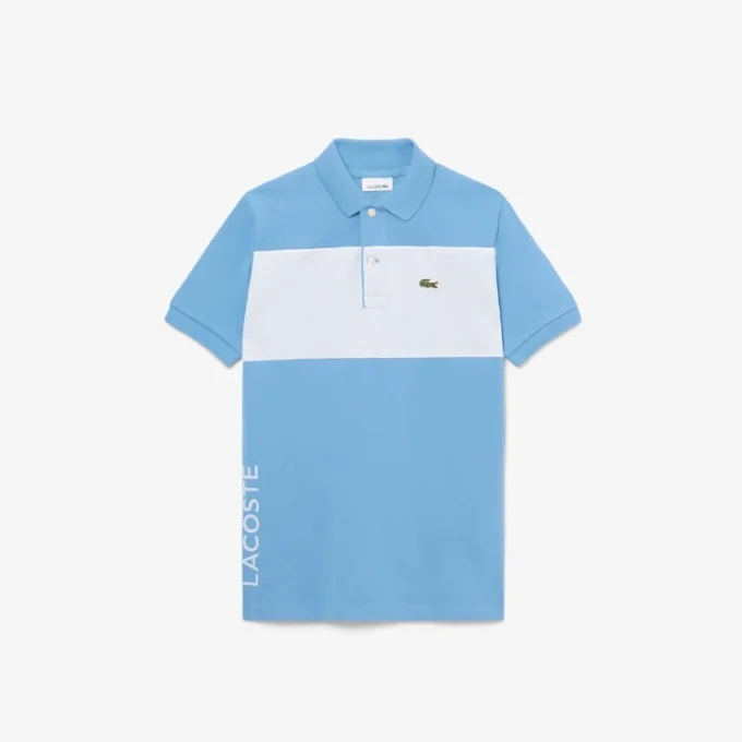 Koszulka Polo Petit Piqua w stylu colorblock Koszulka Polo Petit Piqua w stylu colorblock