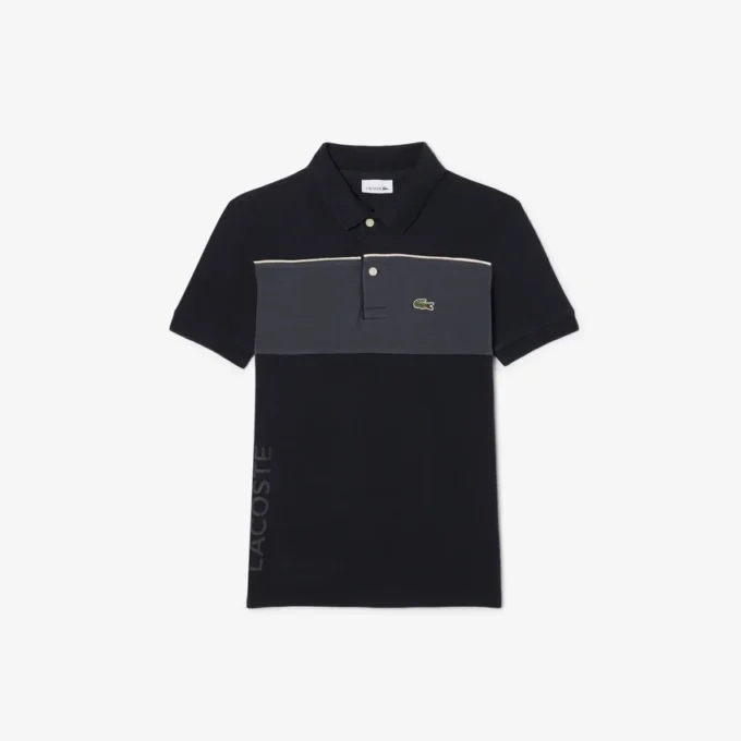Koszulka Polo Petit Piqua w stylu colorblock