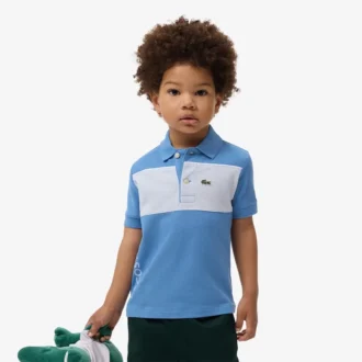 Koszulka Polo Petit Piqua z blokami kolorów Koszulka Polo Petit Piqua z blokami kolorów
