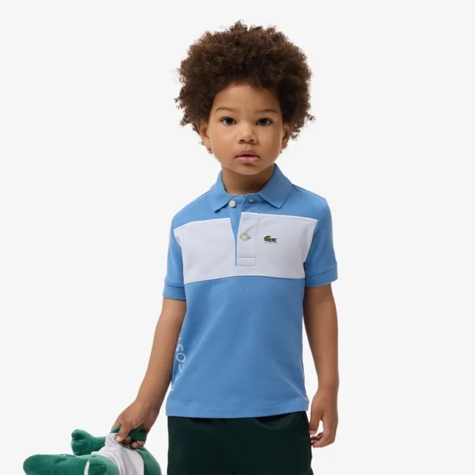 Koszulka Polo Petit Piqua z blokami kolorów Koszulka Polo Petit Piqua z blokami kolorów