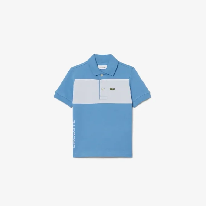 Koszulka Polo Petit Piqua z blokami kolorów Koszulka Polo Petit Piqua z blokami kolorów