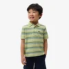 Koszulka Polo Petit Piqua z kontrastowymi paskami Koszulka Polo Petit Piqua z kontrastowymi paskami