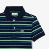 Koszulka Polo Petit Piqua z kontrastowymi paskami Koszulka Polo Petit Piqua z kontrastowymi paskami