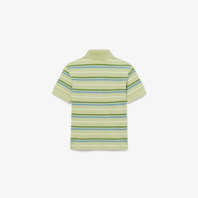 Koszulka Polo Petit Piqua z kontrastowymi paskami Koszulka Polo Petit Piqua z kontrastowymi paskami