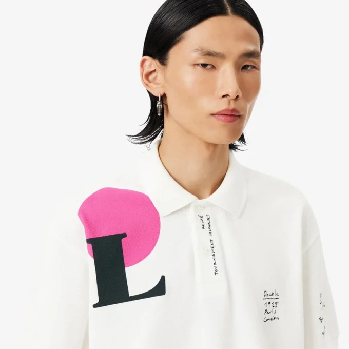 Koszulka polo Runway Loose Fit Graphic Piqua Koszulka polo Runway Loose Fit Graphic Piqua