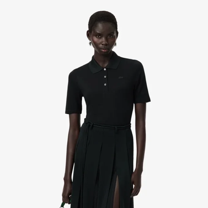 Koszulka Polo Runway Slim Fit Silk Mini-Piqua Koszulka Polo Runway Slim Fit Silk Mini-Piqua