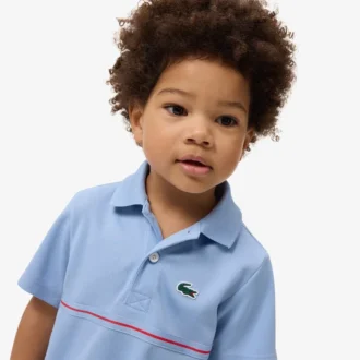 Koszulka Polo Ultra Dry z charakterystycznym paskiem marki