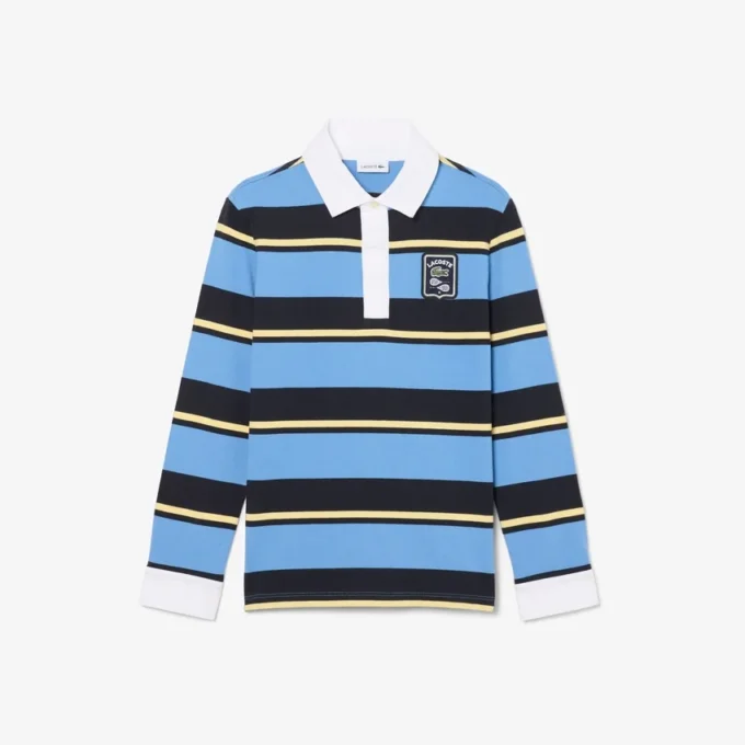 Koszulka Polo w paski w stylu rugby Koszulka Polo w paski w stylu rugby