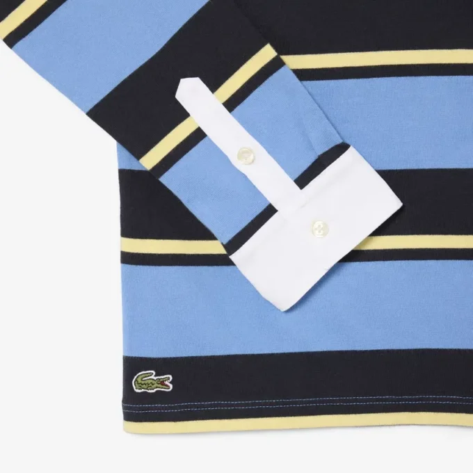 Koszulka Polo w paski w stylu rugby Koszulka Polo w paski w stylu rugby