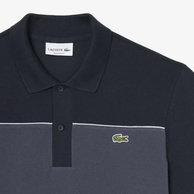 Koszulka Polo z dzianiny piqué w stylu regular fit z wstawkami w różnych kolorach Koszulka Polo z dzianiny piqué w stylu regular fit z wstawkami w różnych kolorach