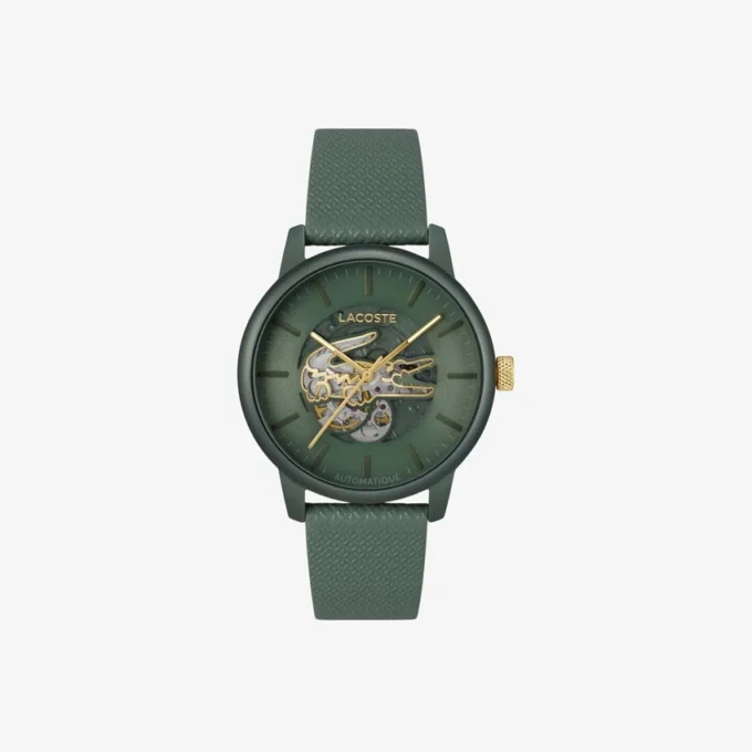 Lacoste.12.12 Automatyczny zegarek skórzany