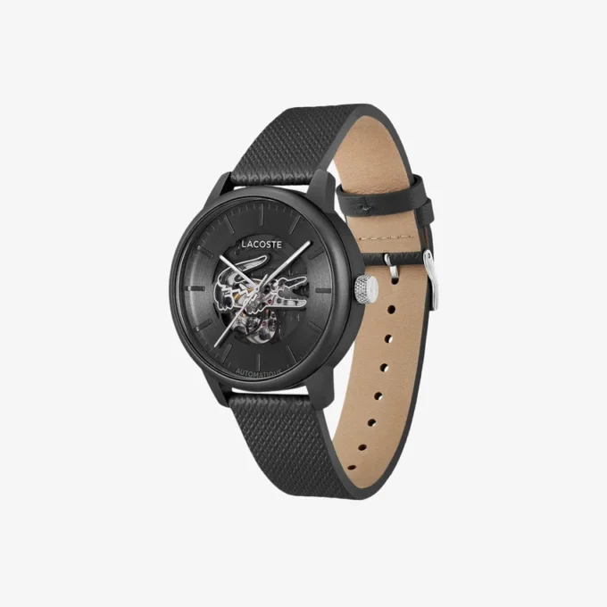 Lacoste.12.12 Automatyczny zegarek skórzany