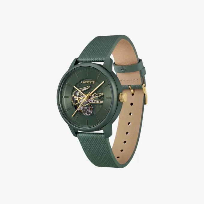 Lacoste.12.12 Automatyczny zegarek skórzany