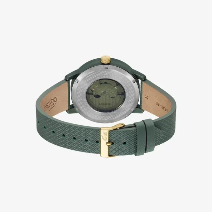 Lacoste.12.12 Automatyczny zegarek skórzany