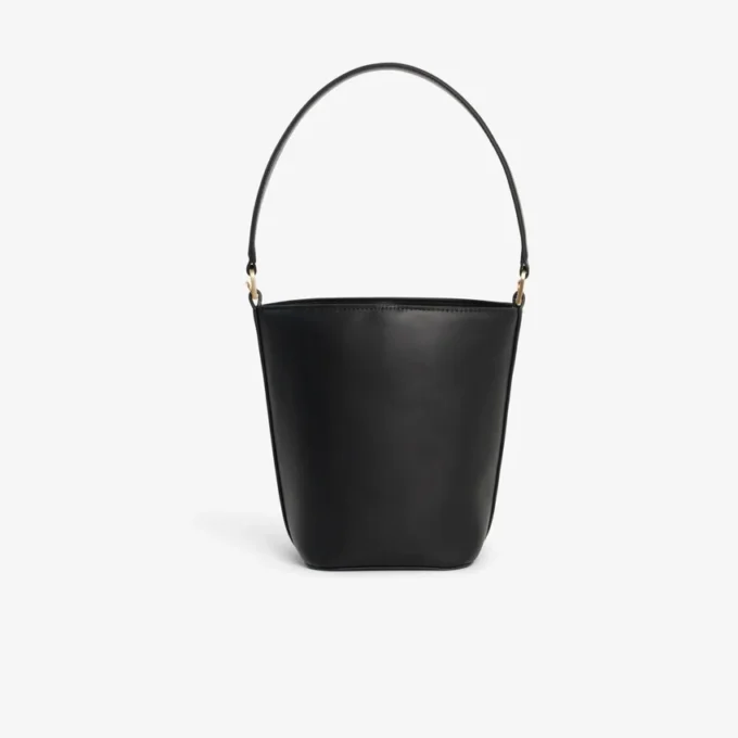 Mała skórzana torba typu bucket Tennis Bliss