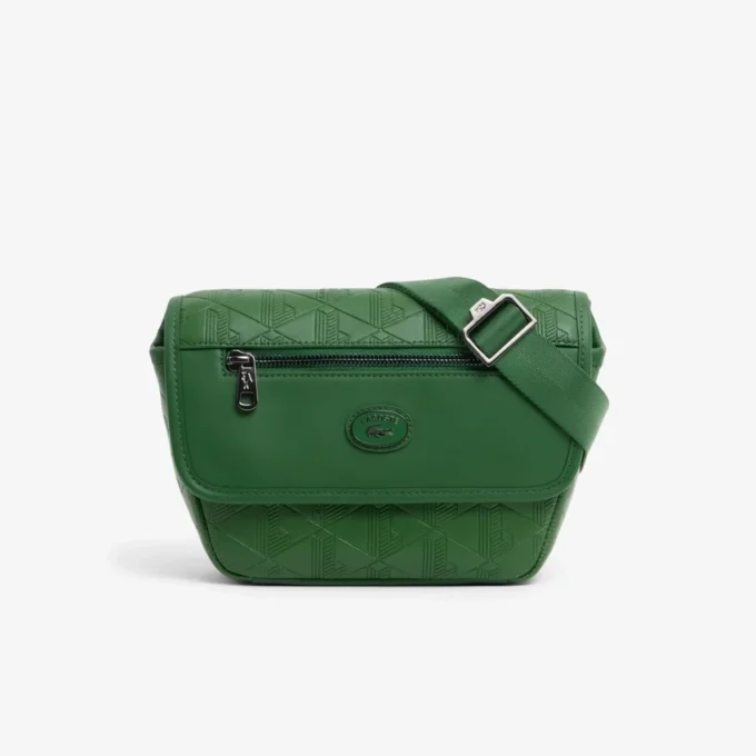 Mini skórzana torba listonoszka z monogramem Mini skórzana torba listonoszka z monogramem
