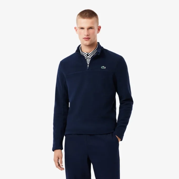 Męska bluza golfowa z polaru z zamkiem do połowy długości Męska bluza golfowa z polaru z zamkiem do połowy długości