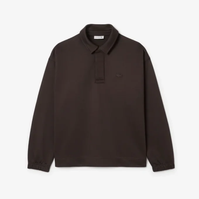 Męska bluza polo z polaru o luźnym kroju Męska bluza polo z polaru o luźnym kroju