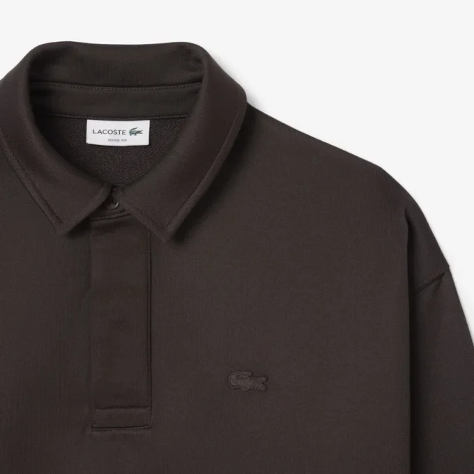 Męska bluza polo z polaru o luźnym kroju Męska bluza polo z polaru o luźnym kroju