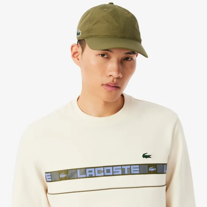 Męska bluza tenisowa z paskami z logo marki Męska bluza tenisowa z paskami z logo marki