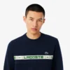 Męska bluza tenisowa z paskami z logo marki