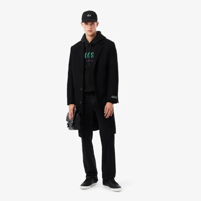 Męska bluza z kapturem o luźnym kroju z haftem Męska bluza z kapturem o luźnym kroju z haftem