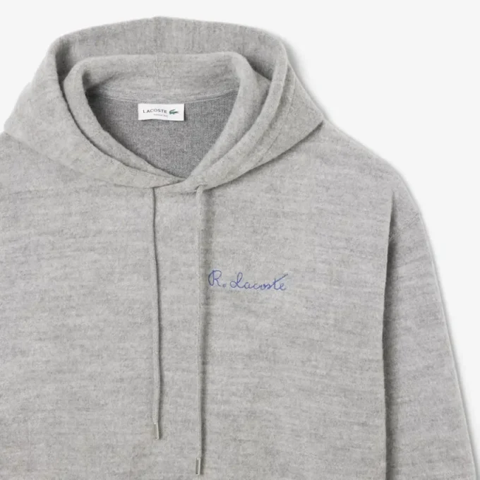 Męska bluza z kapturem z haftowanym logo Męska bluza z kapturem z haftowanym logo