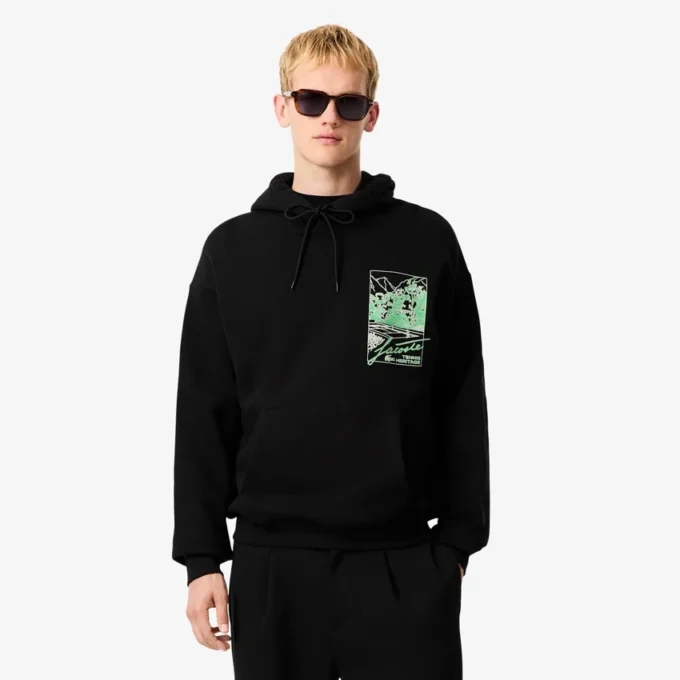 Męska bluza z kapturem z nadrukiem Męska bluza z kapturem z nadrukiem