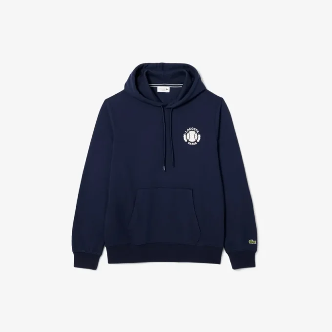Męska bluza z kapturem z nadrukiem tenisowym Męska bluza z kapturem z nadrukiem tenisowym