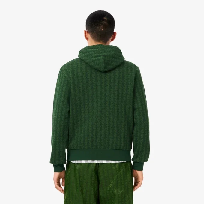 Męska bluza z kapturem z polaru z monogramem Męska bluza z kapturem z polaru z monogramem