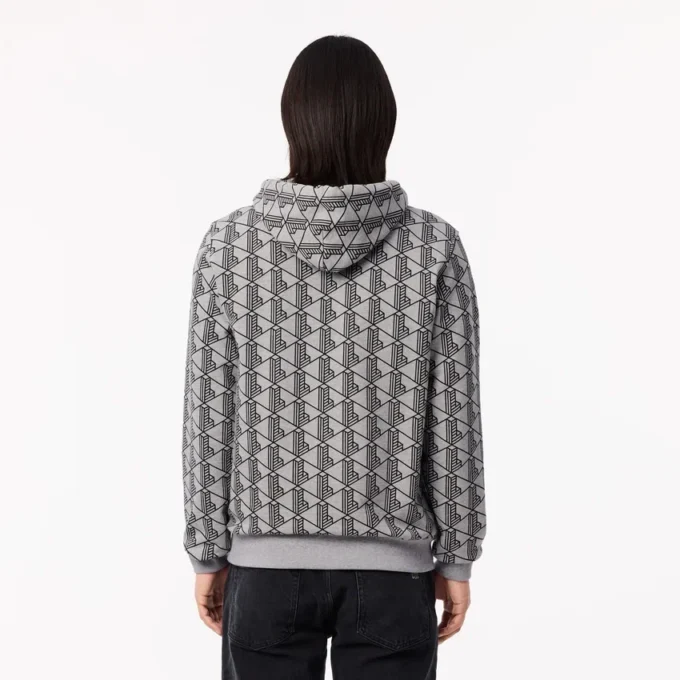 Męska bluza z kapturem z polaru z monogramem Męska bluza z kapturem z polaru z monogramem
