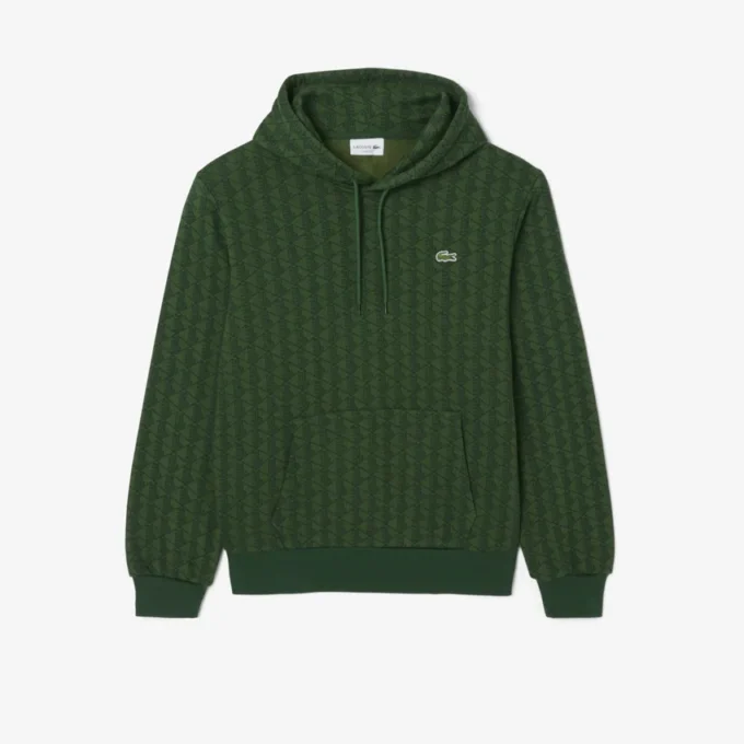 Męska bluza z kapturem z polaru z monogramem Męska bluza z kapturem z polaru z monogramem
