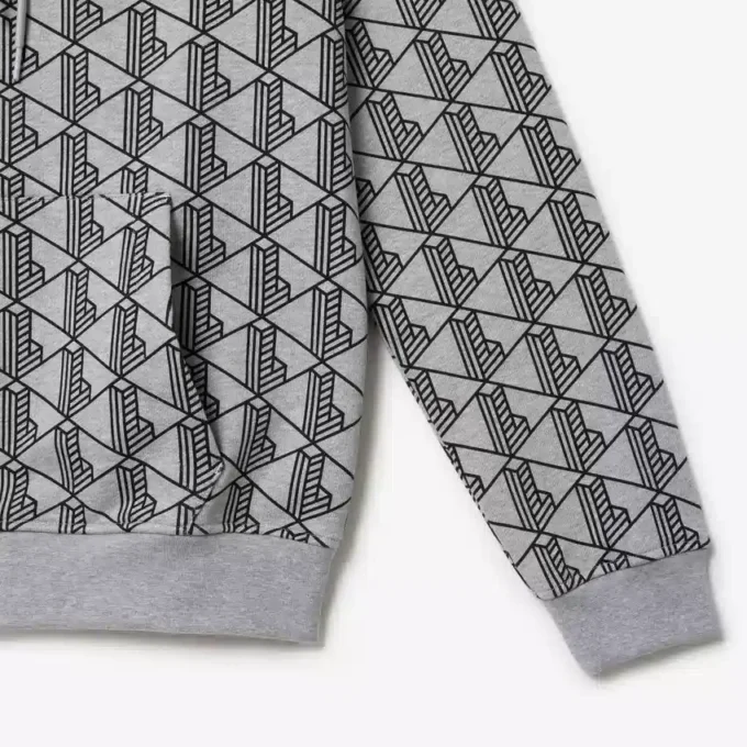 Męska bluza z kapturem z polaru z monogramem Męska bluza z kapturem z polaru z monogramem