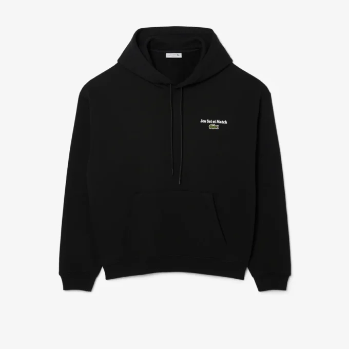 Męska bluza z kapturem z polaru z wieloma nadrukami Męska bluza z kapturem z polaru z wieloma nadrukami