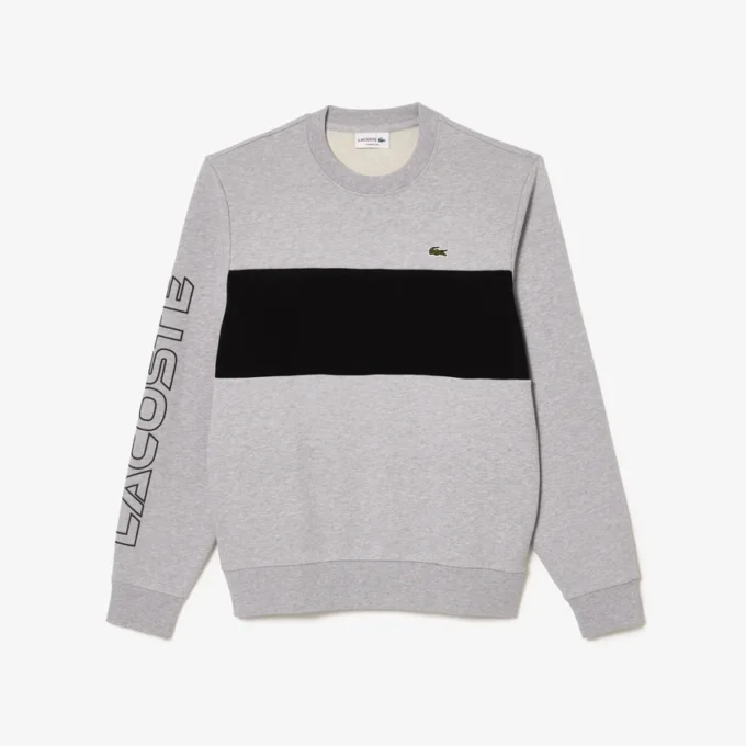Męska bluza z okrągłym dekoltem w stylu colorblock Męska bluza z okrągłym dekoltem w stylu colorblock