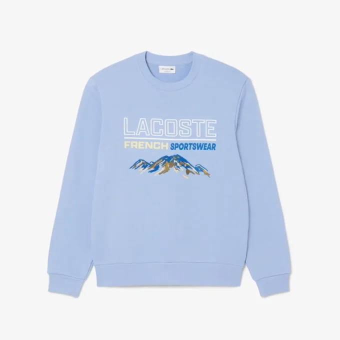 Męska bluza z polaru z haftowanym motywem Męska bluza z polaru z haftowanym motywem