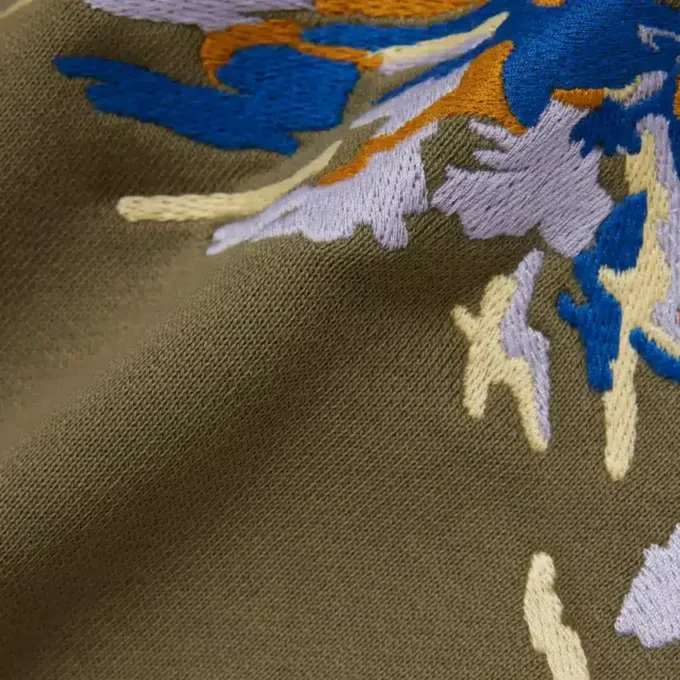 Męska bluza z polaru z haftowanym motywem Męska bluza z polaru z haftowanym motywem