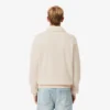 Męska bluza z prążkowanej bawełny z kołnierzem Koszulki Polo Męska bluza z prążkowanej bawełny z kołnierzem Koszulki Polo