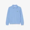 Męska bluza z prążkowanej bawełny z kołnierzem Koszulki Polo Męska bluza z prążkowanej bawełny z kołnierzem Koszulki Polo