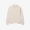 Męska bluza z prążkowanej bawełny z kołnierzem Koszulki Polo Męska bluza z prążkowanej bawełny z kołnierzem Koszulki Polo