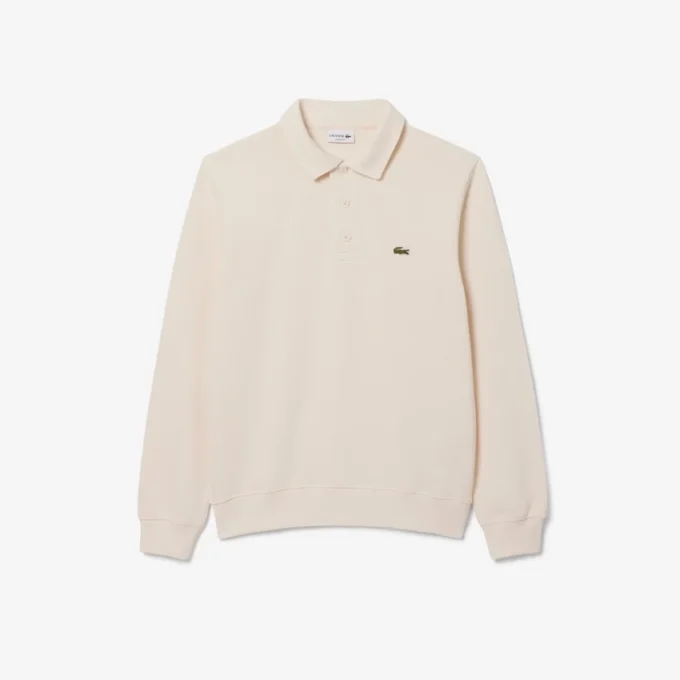 Męska bluza z prążkowanej bawełny z kołnierzem Koszulki Polo Męska bluza z prążkowanej bawełny z kołnierzem Koszulki Polo